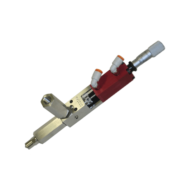 MV250-LL Positive Displacement Dispense Valve with Luer Lock Style Outlet