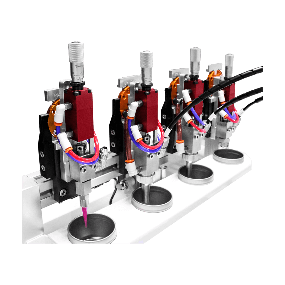 Four Tool Changer products on transparent background