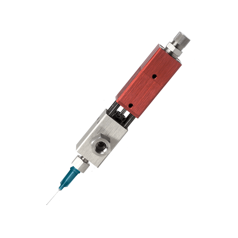 MV300 Positive Displacement Dispensing Valve product shot on white background